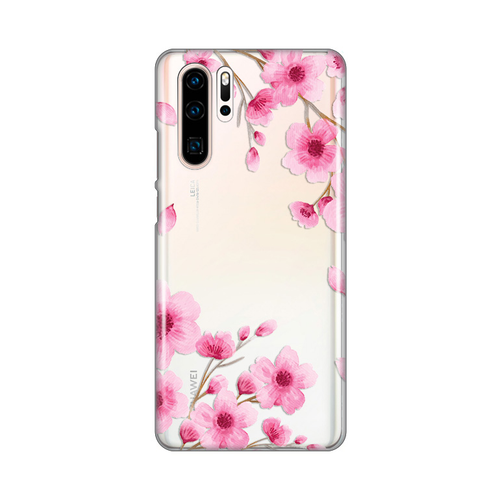 Torbica Silikonska Print Skin za Huawei P30 Pro Rose flowers slika 1