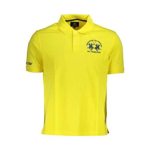 LA MARTINA MEN'S SHORT SLEEVE POLO YELLOW slika 1