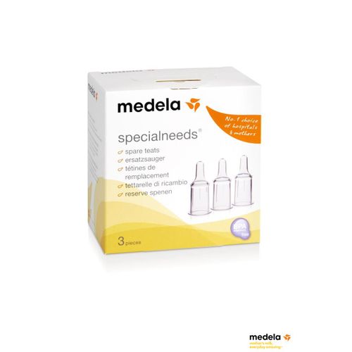 Medela - Spare Teats to SpecialNeeds Feeder (3 pcs) cucla za otežanu ishranu sa membranom (3 kom) slika 2