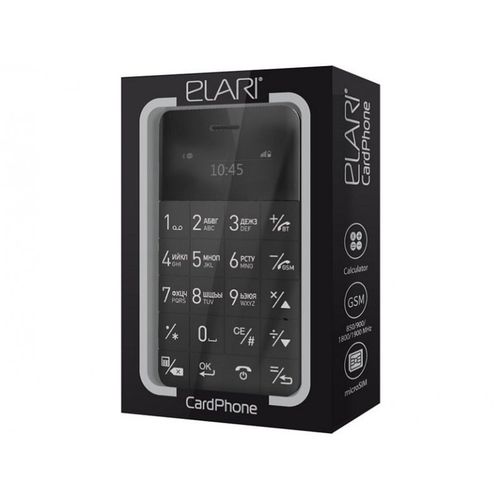 Elari CardPhone mobilni telefon, crni slika 5