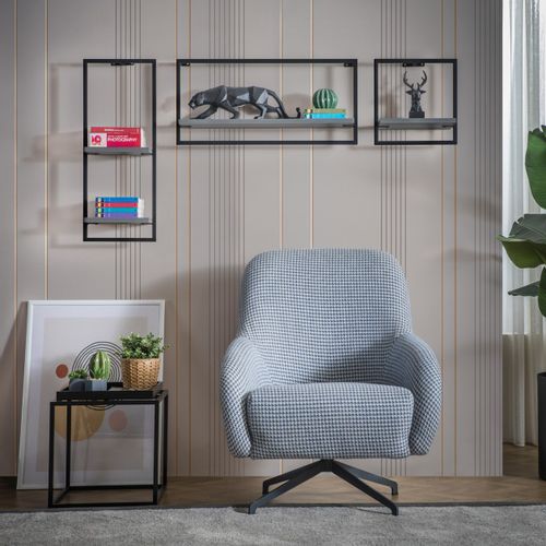 Yatay - Cobalt Cobalt
Black Wall Shelf slika 3