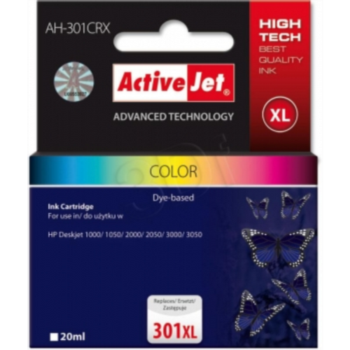 ActiveJet HP CH564 301XL Boja Tintni Komplet slika 1