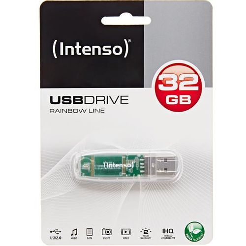 (Intenso) USB Flash drive 32GB Hi-Speed USB 2.0,Rainbow Line,TRANSP. - USB2.0-32GB/Rainbow slika 5