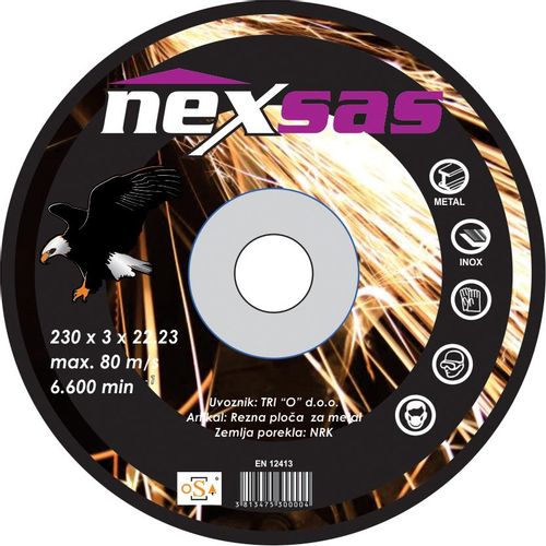 Nexsas rezne ploče za kamen 230 x 3.0 x 22.23  slika 1