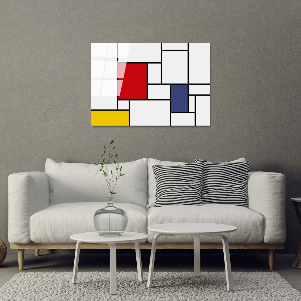 UV-181 Dekorativna Slika na Kaljenom Staklu, 70 x 100 cm, Višebojna slika 3