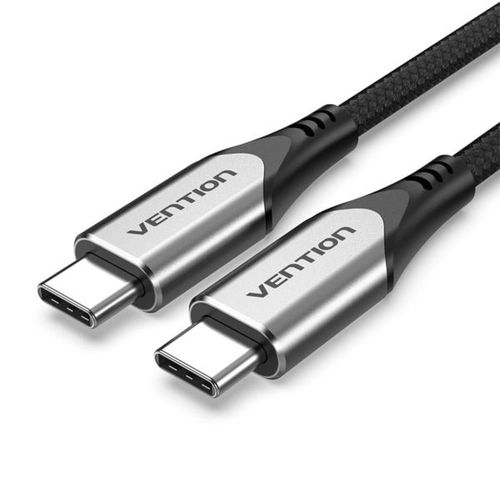 Vention USB-C to USB-C 3.1 Cotton Braided Cable 1.5M Gray slika 1