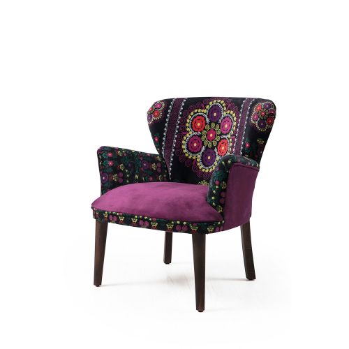 Pandia Home Fotelja ETHNIC  Havana Purple slika 1