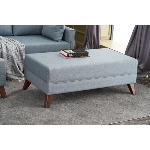 Bella Soft Mini Köşe Left - Plavi Kutni Sofa-Krevet slika 3