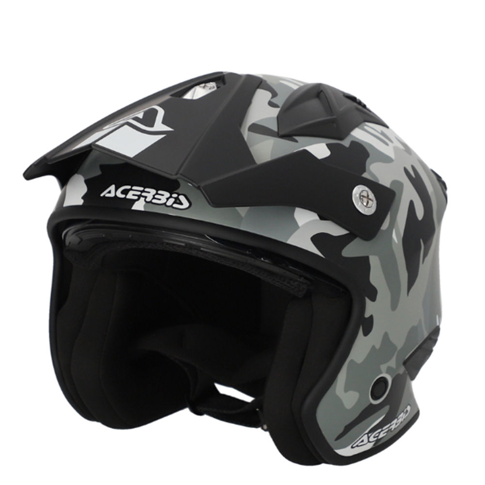 Otvorena - jet kaciga XS vel. Acerbis Jet Aria 2206 - Vojnički dizajn slika 1