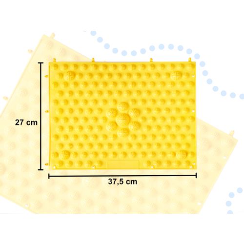 Masažna podloga za stopala - žuta slika 2
