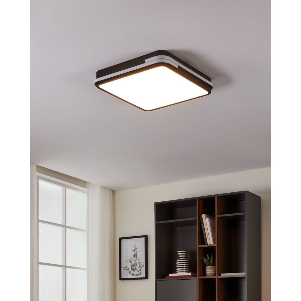Eglo Plafonjera 'Genovese-Z' LED RGB-Bijela/Crna, 22W slika 2