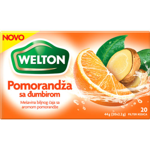 Welton čaj pomorandža đumbir 44g slika 1