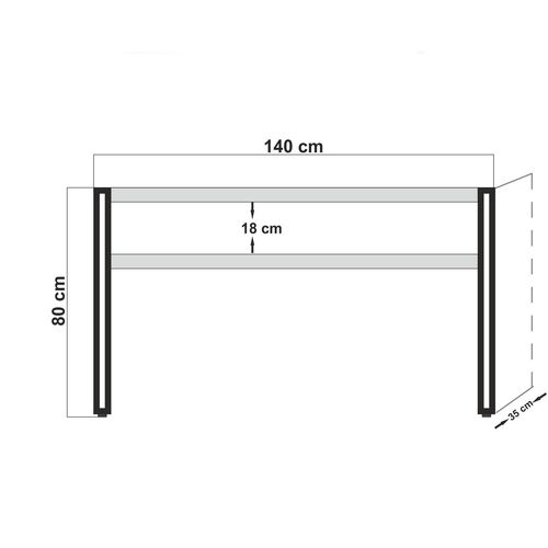 Cosmo Dresuar Atlantic Pine
Black Sideboard slika 6