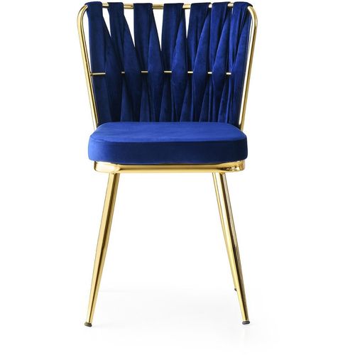 Kuşaklı - 209 V4 Gold
Navy Blue Chair Set (4 Pieces) slika 2