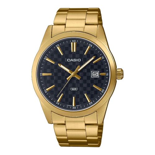 Muški sat Casio DATE CARBON LOOK DIAL - GOLD SERIE - BLACK (Ø 41 mm) slika 1