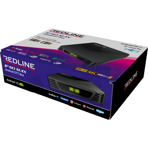 REDLINE prijemnik IPTV@Android, 4K, 1/8 GB, USB, WiFi - IP-60 Max slika 2