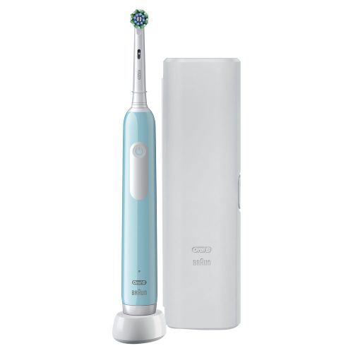 Oral-B električna četkica  PRO 1 CARIBBEAN BLUE + putna torbica slika 2