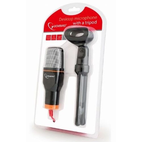 MIC-D-03 Gembird mikrofon sa tripodom 3,5mm black slika 4