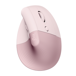 Logitech Lift, ergonomski miš, rozi, 910-006478