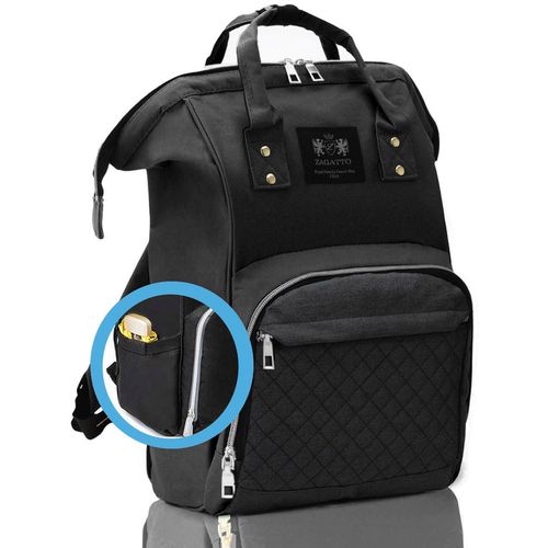 Zagatto ruksak za kolica crni slika 1