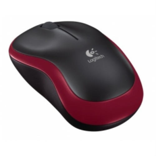 Logitech M185 bežični mini miš, crveni slika 1