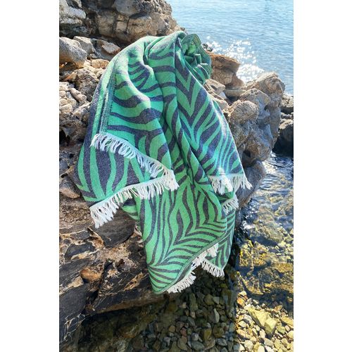 L'essential Maison Carnival - Green Green Fouta (Beach Towel) slika 1