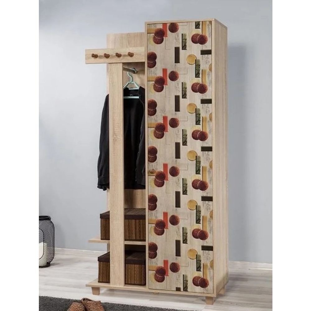 Hall stand Garmanto 90 - 521, boja / nijanse sonoma hrasta slika 1