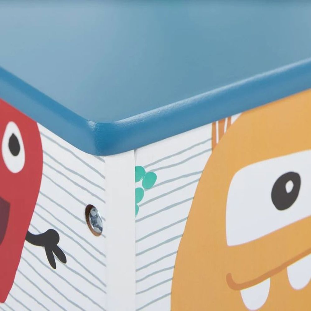 Kinder Home Drvena multifunkcionalna Stepenik stolčica Monster slika 8
