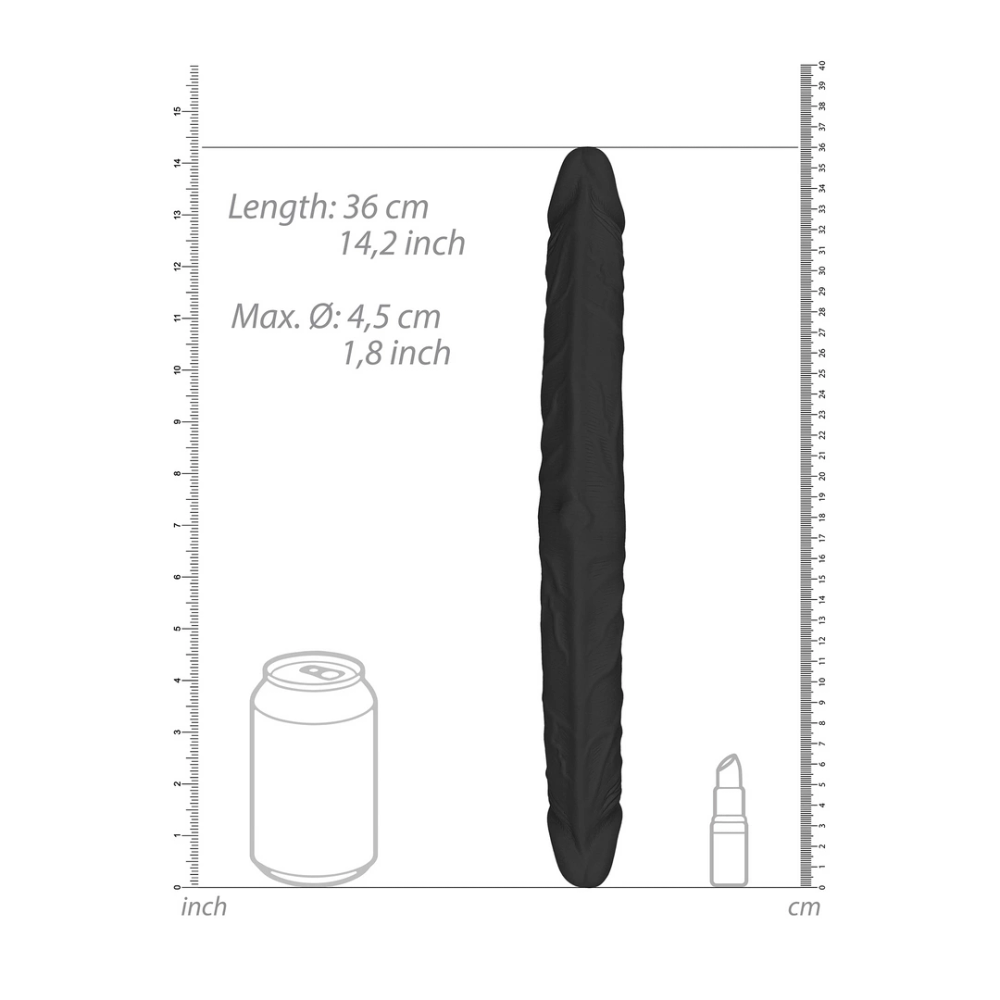 RealRock by Shots Double Dong - 14 / 36 cm slika 6