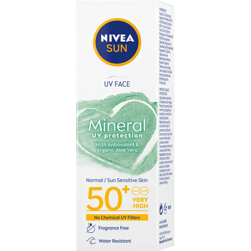 NIVEA SUN UV mineral krema za zaštitu kože lica od sunca SPF 50+ 50 ml slika 3