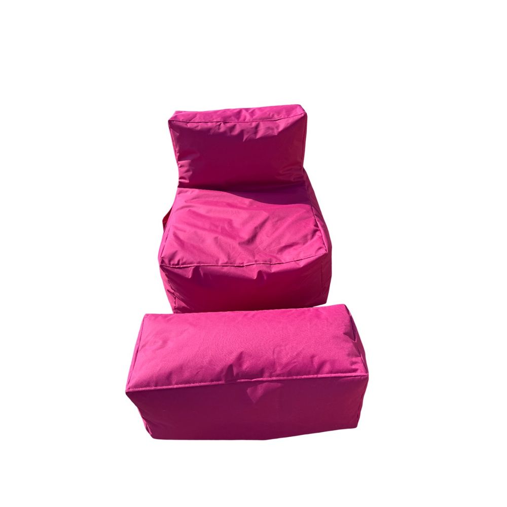 XXL Sedir - Pink Pink Bean Bag Set (2 komada) slika 4