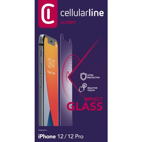 Cellularline zaštitno staklo za iPhone 12/12 Pro slika 2