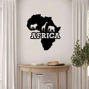 Wallity Metalna zidna dekoracija, Africa - 503