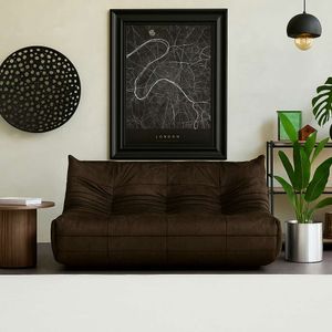 Dvosjed Sofa Bocek - smeđa boja