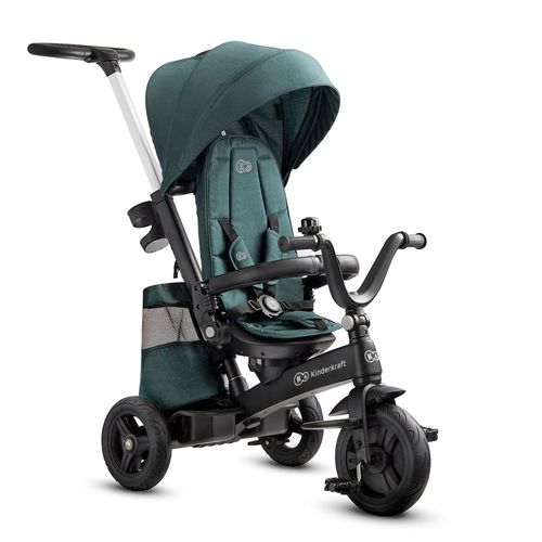 Kinderkraft tricikl Easytwist midnight green slika 2