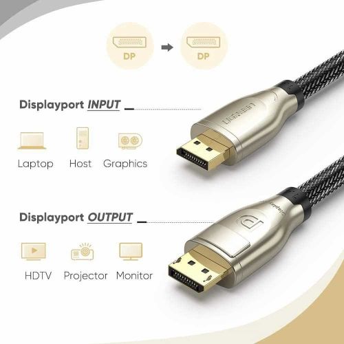 Ugreen DisplayPort 1.4 kabel, 8K, 1m - u polybag pakiranju slika 4