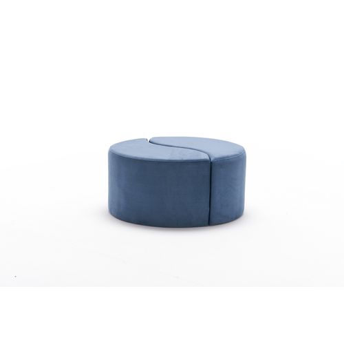 Atelier Del Sofa Tabure, Plava, Alis Puf - Blue slika 7