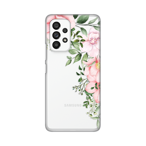 Torbica Silikonska Print Skin za Samsung A536B Galaxy A53 5G Gentle Rose Pattern slika 1