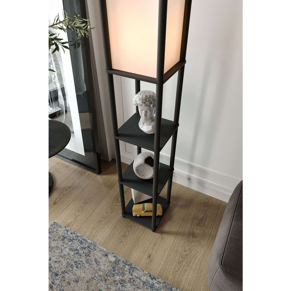 Podna Lampa TierShelfLampz1 - Crna slika 3