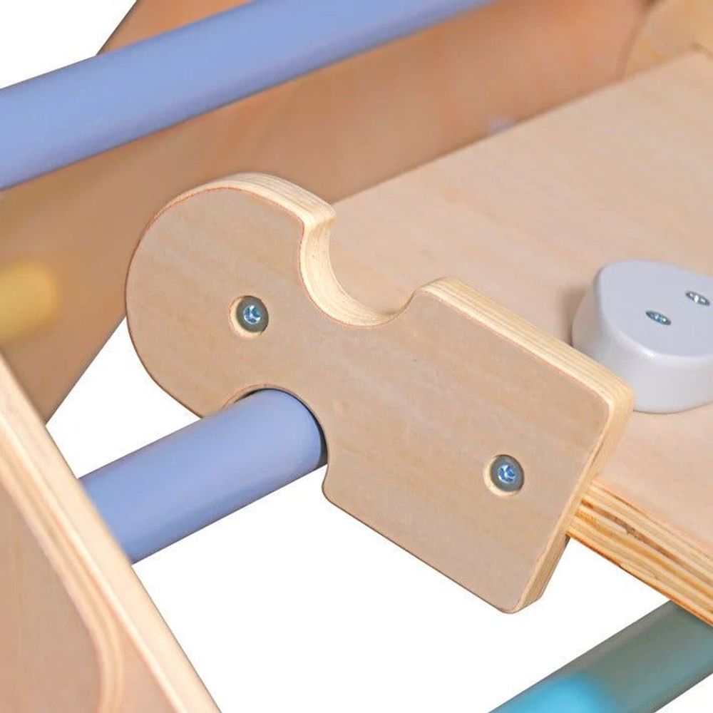 Kinder Home Drvena penjalica i tobogan Pikler 2U1 slika 5