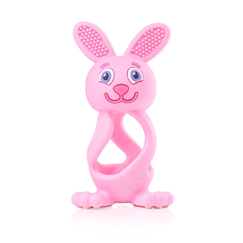 Brush-Baby Glodalica Bobbie Bunny 3D - Roza slika 1