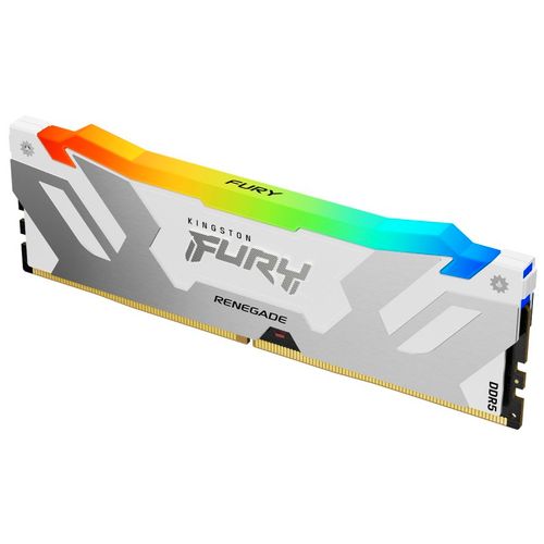 KINGSTON DIMM DDR5 16GB 6800MT/s KF568C36RWA-16 FURY Renegade RGB White XMP slika 1