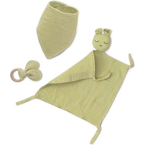 InterBaby Set za bebe Muslin Olive Green slika 2