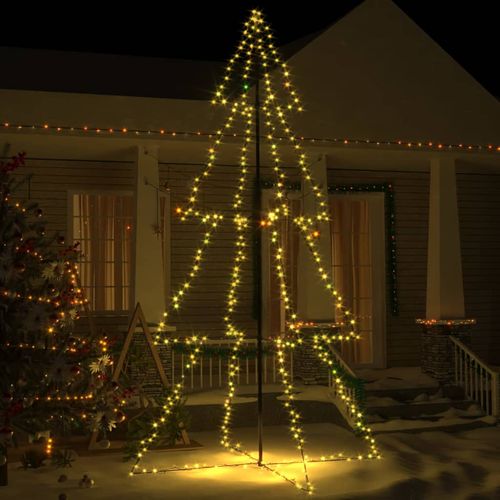 Stožasto božićno drvce 360 LED unutarnje i vanjsko 143 x 250 cm slika 1