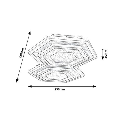 Rabalux Bitsi  LED plafonjera 71114 slika 10