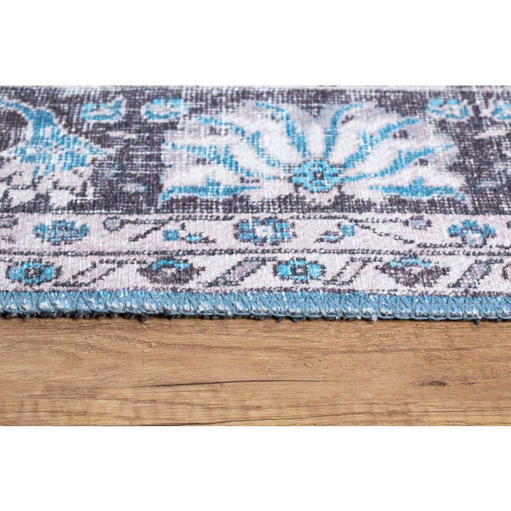 Šareni Tepih Blues Chenille - Plavi AL 201 (140 x 190 cm) slika 7