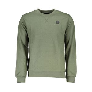 GIAN MARCO VENTURI MEN'S GREEN SWEATSHIRT WITHOUT ZIP