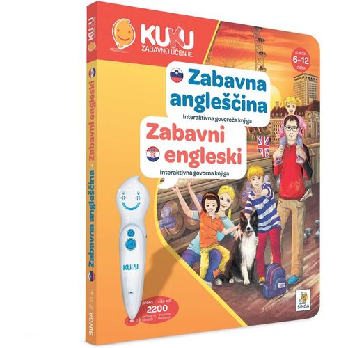 Interaktivna knjiga Kuku - Zabavni engleski (bez olovke)  slika 2