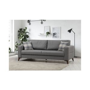 Kristal 3 - Dark Grey Dark Grey 3-Seat Sofa-Bed