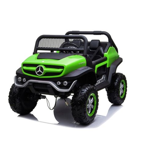 Licencirani Mercedes Unimog zeleni - auto na akumulator slika 2